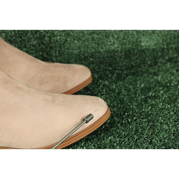 Splendid Anie Tilia Ermine Chelsea Leather Suede Beige Boots Pull On Size 8 - Picture 8 of 16